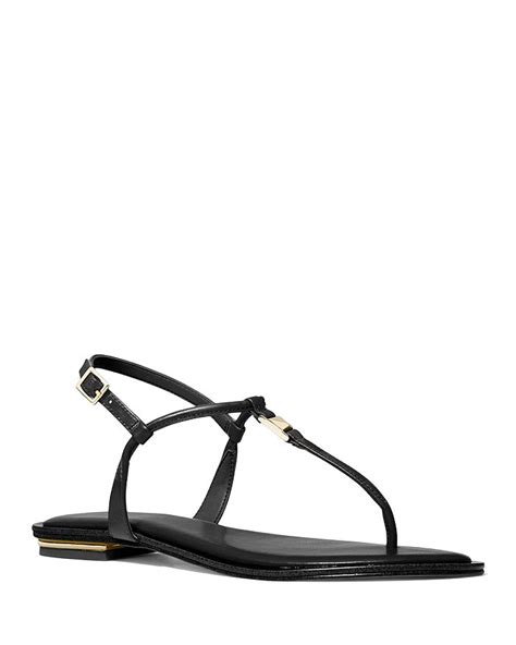 michael kors fanning|MICHAEL Michael Kors Women's Fanning T Strap Sandals.